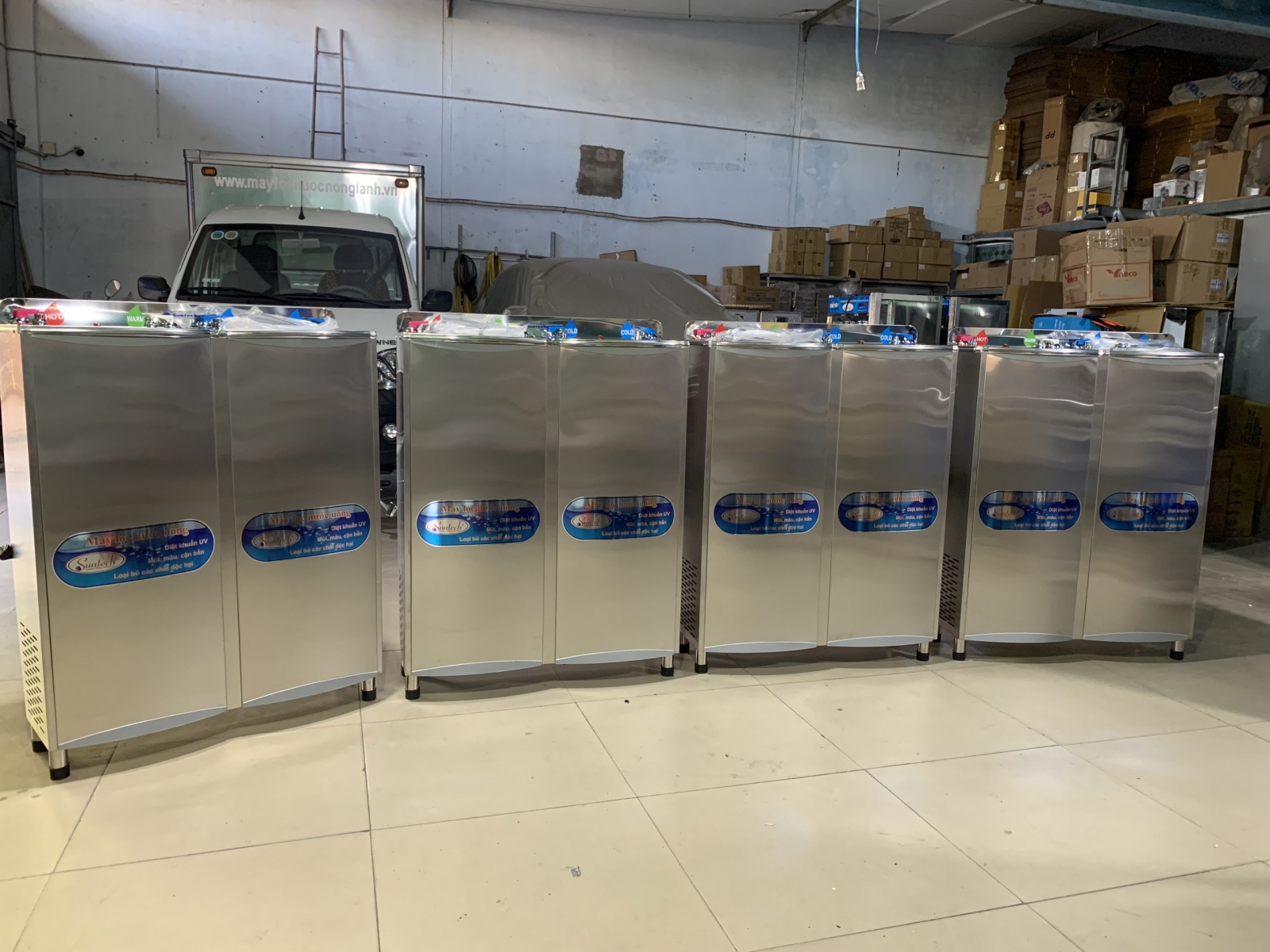 Nhà sản xuất và cung cấp máy lọc nước 4 vòi RO công nghiệp tại Bắc Ninh